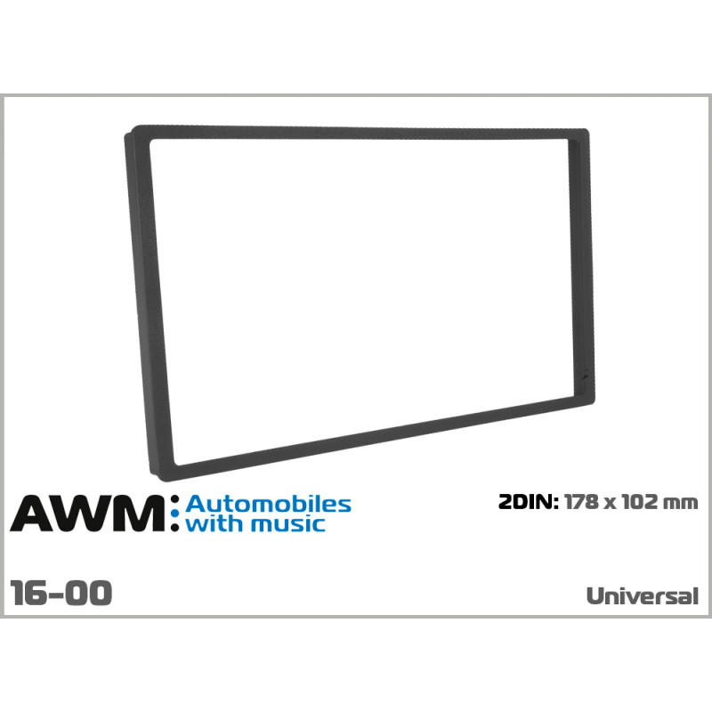 Decorative universal frame 2 DIN AWM 16-00
