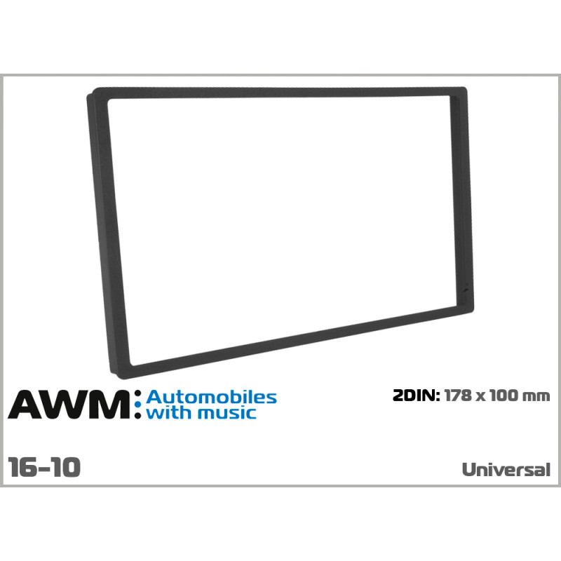 Decorative universal frame 2 DIN AWM 16-10