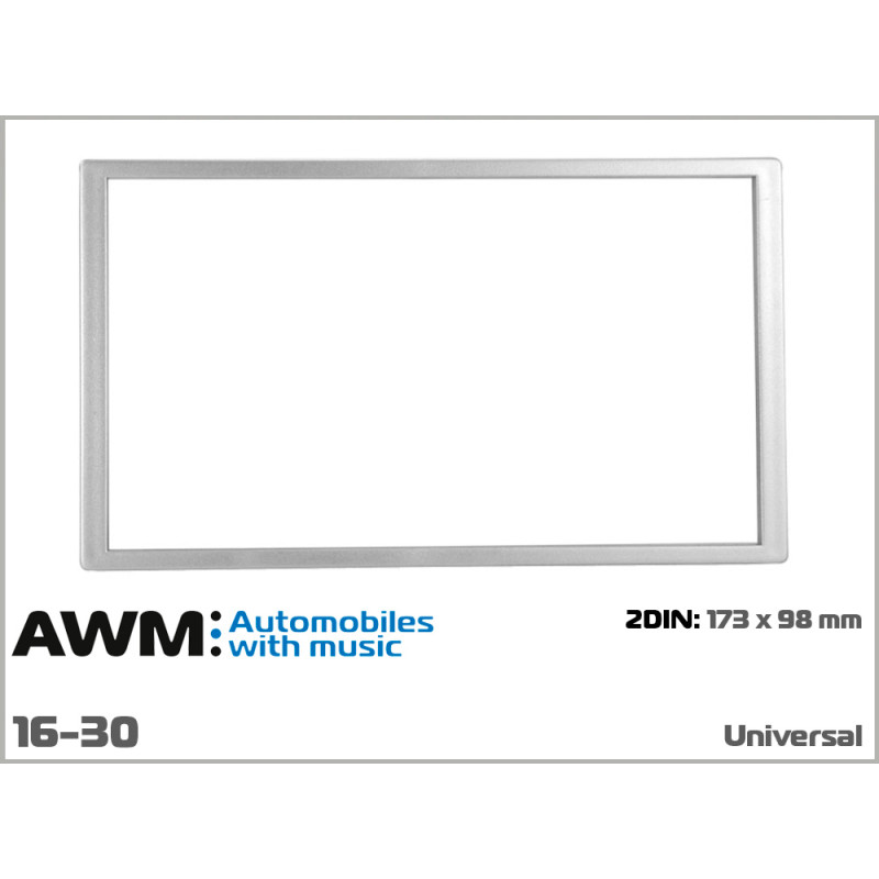 Decorative universal frame 2 DIN AWM 16-30