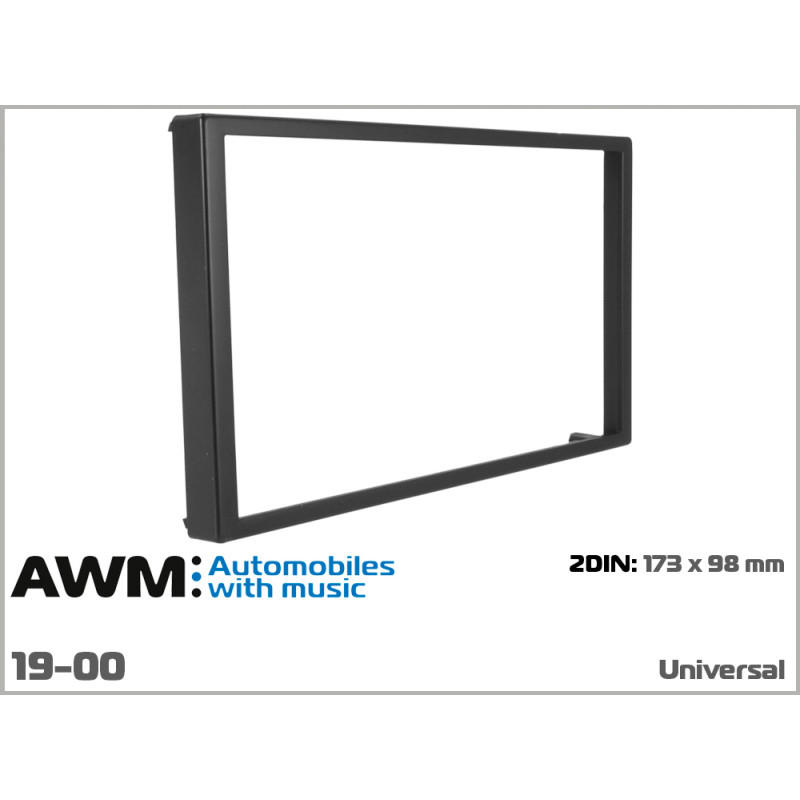 Decorative universal frame 2 DIN AWM 19-00