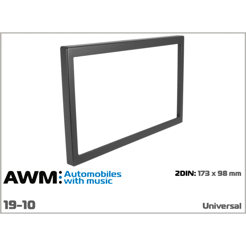 Decorative universal frame 2 DIN AWM 19-10