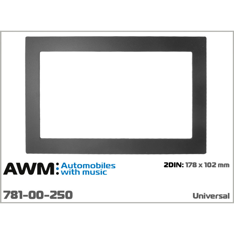 Decorative universal frame 2 DIN AWM 781-00-250