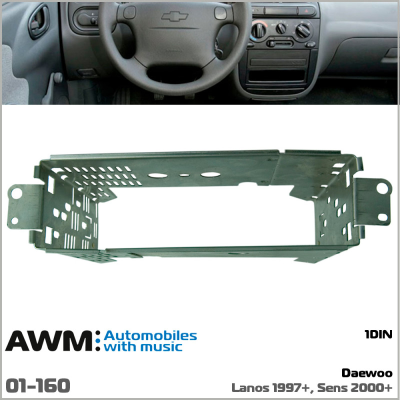 DIN radio slot Daewoo Lanos, Sens AWM 01-160