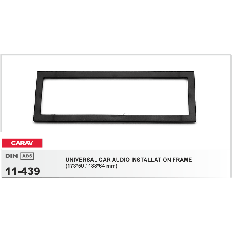 Universal adapter frame 1 DIN Carav 11-439