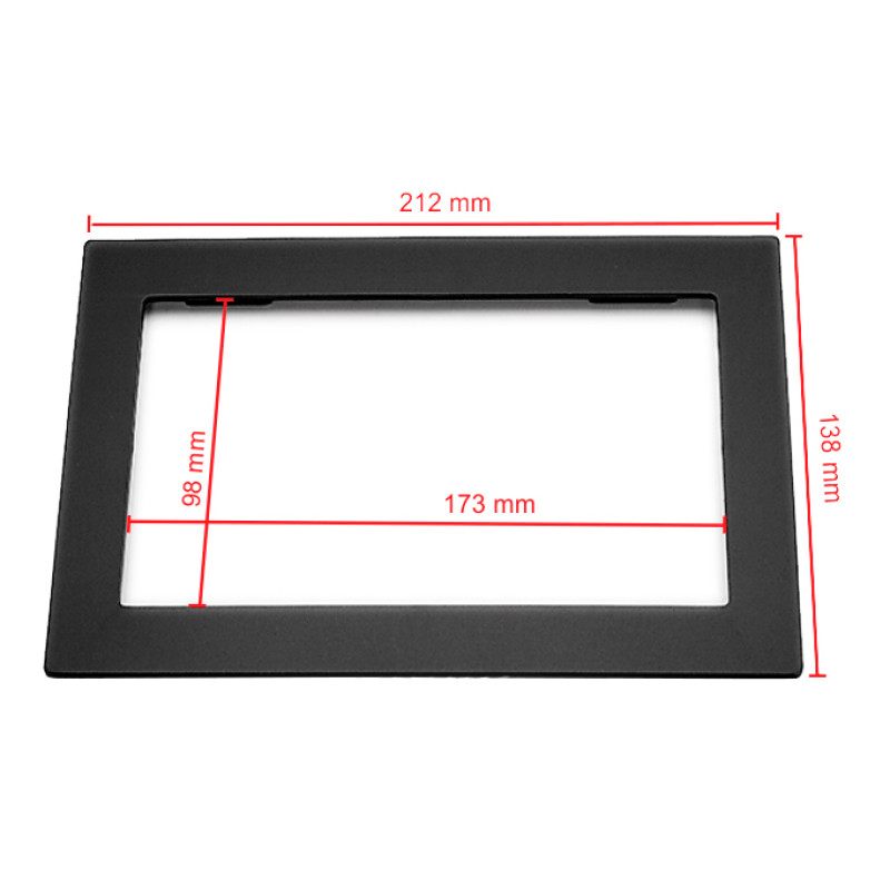 Universal adapter frame 2 DIN Carav 11-440