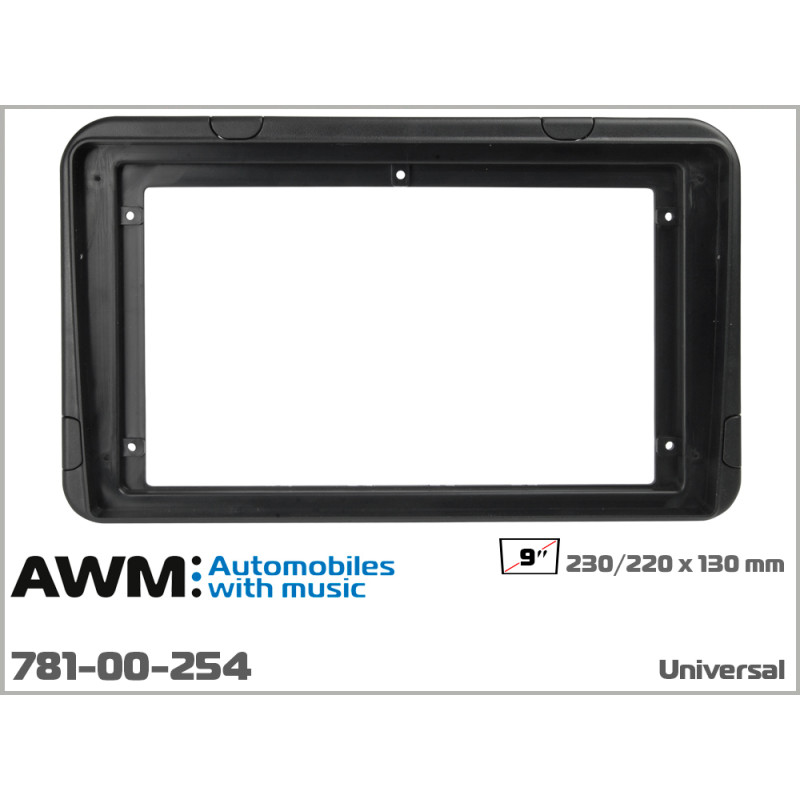 Universal car stereo mount 9" AWM 781-00-254