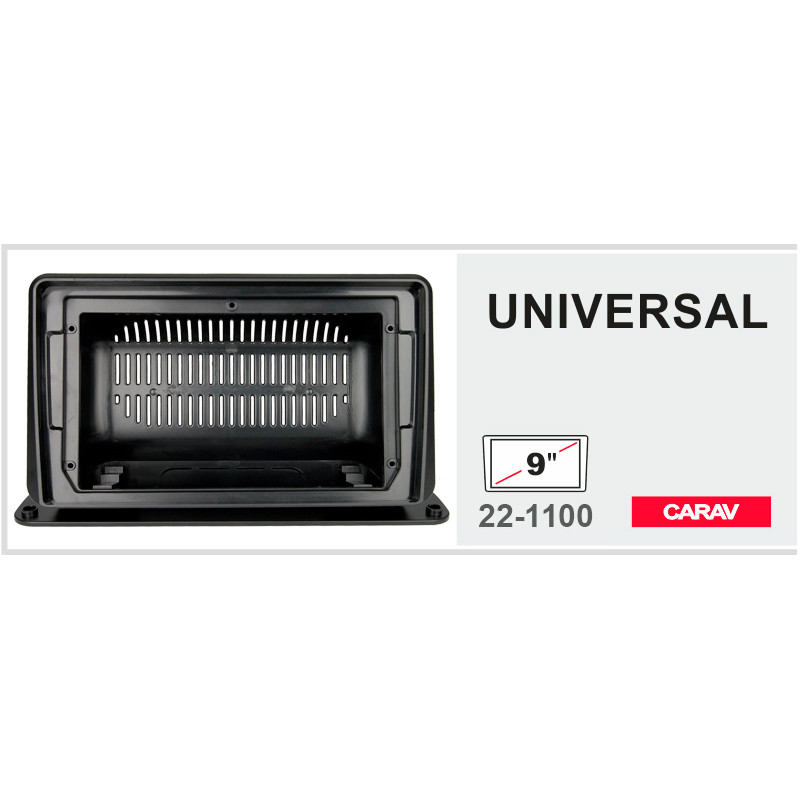 Universal car stereo mount 9" Carav 22-1100
