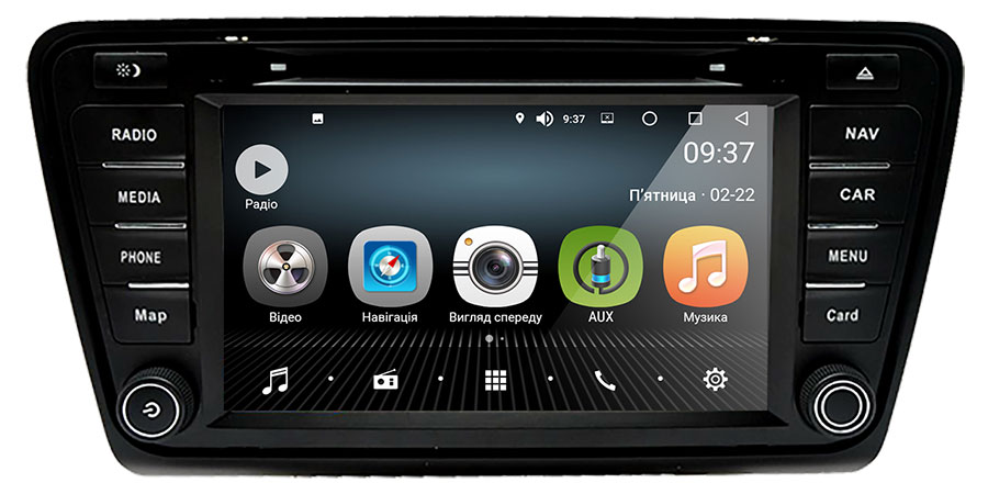 Магнитола Audiosources t100-840 в оригинальном дизайне колумбус / Skoda Octavia