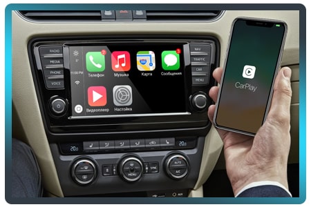 Подключение смартфона на Android и iPhone к магнитоле T100-810A(Mirror Link и Apple Car Play)